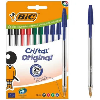 BIC Kugelschreiber Farbsortiert 0,4 mm 10 St.