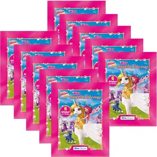 Mia and Me - Serie 8 - Mias Magische Einhörner - Sammelsticker - 10 Tüten