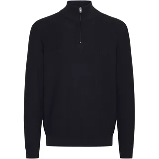Troyer CASUAL FRIDAY "Troyer CFNoar", Herren, Gr. S, blau (schwarz navy), Obermaterial: 100% Baumwolle CO., Pullover Troyer
