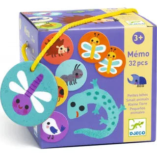 DJECO Pexeso in einer Schachtel - Tiere