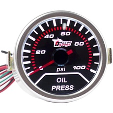 E SupportTM 2" 52mm LED Auto Öldruck Anzeige Oil Pressure Anzeige Instrument Gauge Meter