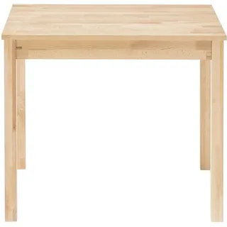 Robas Lund Tisch Esszimmertisch Massivholz Kernbuche, Alfons BxHxT 70 x 76 x 70 cm, Natur