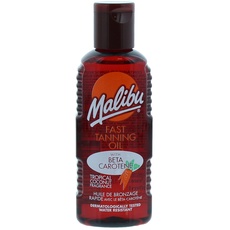 Malibu Sun Bräunungsöl, wasserfest, mit Beta-Carotin und tropischem Kokosnuss-Duft, 100 ml