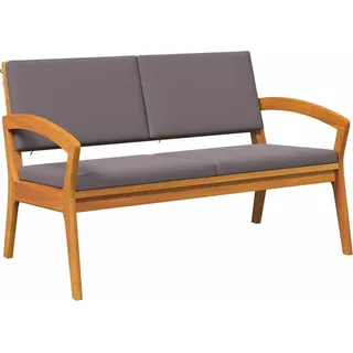 vidaXL Gartenbank Braun Massivholz Akazie - Braun