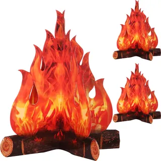 Boao 3D Flammenfackel 3 St. Dekoration