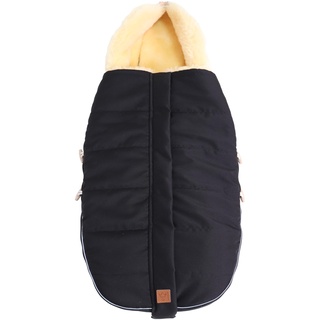 Kaiser "ALLEX" Lammfell Fußsack medizin (Black)