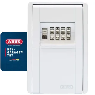 ABUS KeyGarage 787 - Schlüsselbox zur Wandmontage - für Schlüssel oder kleine Wertgegenstände - Weiß