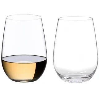 RIEDEL The O Wine Tumbler Riesling/Sauvignon Blanc - 2er Set, Weinglas, Kristallglas, Spülmaschinenfest - 0414/15