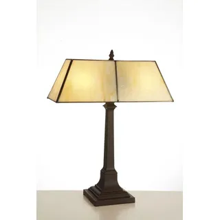 Casa Padrino Tiffany Hockerleuchte Tischleuchte im Jugendstil, Bunt, Höhe 50 cm, Breite 40 cm