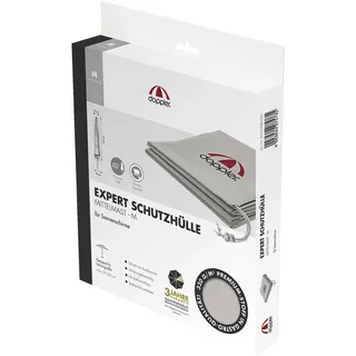 Doppler Schirmhülle , Grau , Textil , Uni , Sonnenschutz, Sonnenschirmhüllen