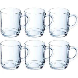 Gläser-Set LUMINARC "Teeglas-Set", bunt (transparent), 6, Trinkgefäße, Gläser-Set