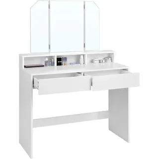 Vasagle Schminktisch 46 cm x 97 cm x 140 cm Weiß