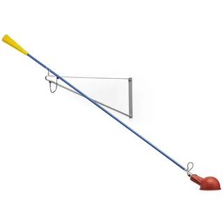 Flos Wand oder Deckenleuchte 265 aus Stahl und Messing in der Farbe Chromatica 75W, Maße: 35cm x 85cm x 205cm, A0300099