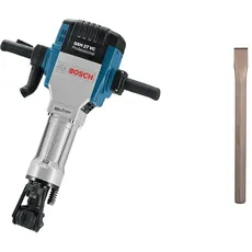 Bosch Professional Schlaghammer GSH 27 VC (Leistung 2.000 Watt, max., 1.000 min-1 Schlagzahl bei Nenndrehzahl, im Karton) + Flachmeißel (für 28mm Sechskantaufnahme, Meißelschneide: 36 mm)