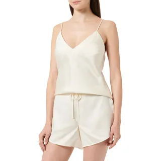 Triumph Damen Silky Sensuality Psw X Pajama Set, Ecru White, 44 EU