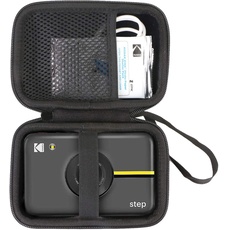 Khanka Hart Tasche für Kodak Step & Step Touch Kamera Sofortbildkamera instant fotodrucker (Schwarz)