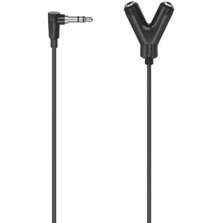 Hama Audio-Adapter 3,5-mm-Klinken-Stecker - 2 x 3,5-mm-Klinken-Kupp. 3,5m (00205190)