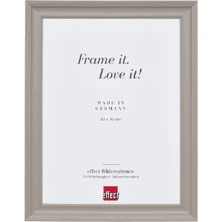 Effect Holz-Bilderrahmen Profil 2420 hellbraun 9x13 cm Museumsglas Acryl