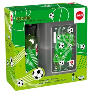 Emsa Soccer Brotdose & Lunchbox Fußball transparent,