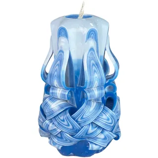 Handgemachte Designkerze, geruchlose dekorative Kerze 60 x 130 mm, 50 Stunden lange brennende zylindrische Kerze, rauchfreie Baumwolldochte, ideale Heimdekoration und vielseitiges Geschenk