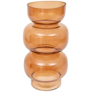 Atmosphera Createur d ́interieur Vase Be Vintage Ø 13,5 cm , Orange , Glas , 25 cm , Dekoration, Vasen, Glasvasen