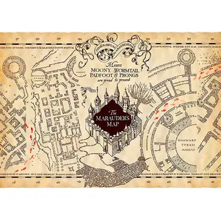 ABYstyle Harry Potter - Parchment poster - Marauder's Map