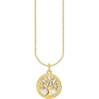 Thomas Sabo Kette mit Tree-of-Love-Anhänger vergoldetes Silber KE2220-427-39