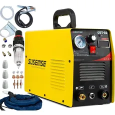 SUSEMSE Plasmaschneider CUT 50 IGBT Inverter Plasma Cutter Plasmaschneider Schweißgerät mit 50 Amp Plasma Schneidemaschine bis 14 mm - Plasmabrenner und Plasma Düsen