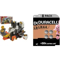 et Iskador, GRA12000 + Duracell Specialty LR44 Alkali-Knopfzelle 1,5 V, 8er-Packung (76A/A76/V13GA) entwickelt für die Verwendung in Spielsachen, Taschenrechnern und Messgeräten [Amazon exklusiv]