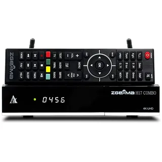 4K UHD Satellite TV Receiver ZGEMMA H17COMBO DVB S2X + DVB T2/C Free to Air