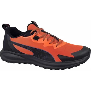 Puma Herren Sportschuhe 37798401 Twitch Runner Trail Sommer Chili po r. 43 - Schwarz, Orange