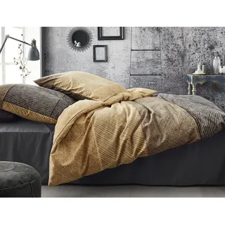 IRISETTE Bettwäsche »Koala 8430« 2 Stk. tlg. kuschelig weiche Winterbettwäsche Irisette natur B/L: cm x 200 cm