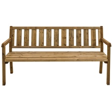 Bild von Gartenbank Charlotte 3-Sitzer Holz Braun 170 cm