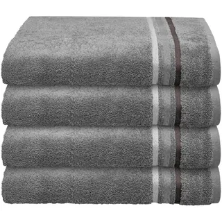 SCHIESSER Skyline Color Handtuch 50 x 100 cm grau