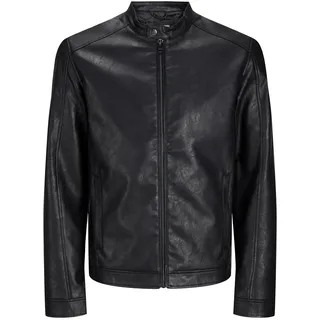 JACK & JONES Male Kunstlederjacke Kunstlederjacke