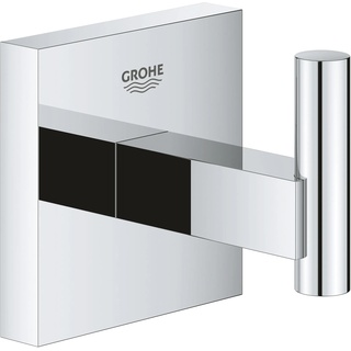 Grohe Start Cube Bademantelhaken (verdeckte Befestigung, Material: Metall), Chrom 40961000