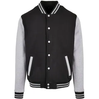 Build Your Brand Basic College Jacke schwarz XL