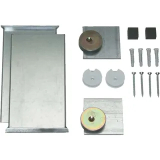 tecuro Magnet-Spiegelbefestigung, unsichtbar - Schwarz