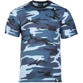 Mil-Tec Tarn T-Shirt Herren • Camouflage T-Shirt aus Baumwolle • BW Camo • Bequemes Kurzarm Army Shirt für Outdoor, Sport oder Freizeit • Bundeswehr Flecktarn-Shirt