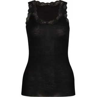 CALIDA Richesse Lace Damen, aus Schurwolle, und Seide, mit Spitze am Ausschnitt, Feinripp, im Rundstrick ohne störenden Seitennähte, temperaturausgleichend