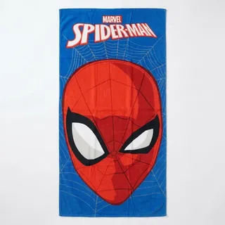 Spiderman-Handtuch 70 x 140 cm für Jungen und Mädchen – Weiches und saugfähiges Marvel-Kinderhandtuch für Strand, Pool und Schwimmbad, Sommerhandtuch für Kinder von 2–10 Jahren