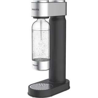 Philips GoZero mattschwarz + PET-Flasche + Zylinder