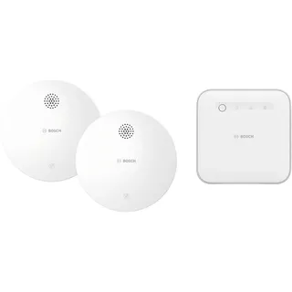 Bosch Smart Home Starterset Weiß inkl. 2 Rauchwarnmeldern