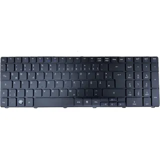 DEUTSCHE - Tastatur Schwarz kompatibel für ACER Aspire 7741ZG-P624G50Mikk - Schwarz