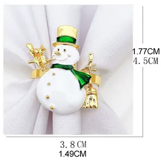Weihnachten Serviettenringe,Schneemann Serviettenring,Esstisch Dekoration
