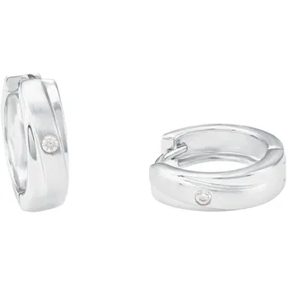 Amor Damen, Creolen, 925er silber silber, 99