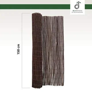 Natürliche Weidenmatte TANA Rollzaun, Weidenzaun, Sichtschutz, Gartenzaun