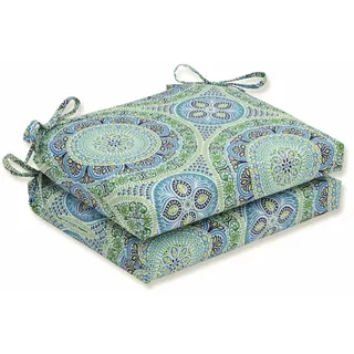 Pillow Perfect Delancey Lagoon Sitzkissen, quadratisch, 46 cm, Blau L x 40,6 cm. Breite: 7,6 cm. D