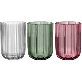 Villeroy & Boch "Vasen-Set Fleur 22,5 cm 3er Set bunt", bunt,