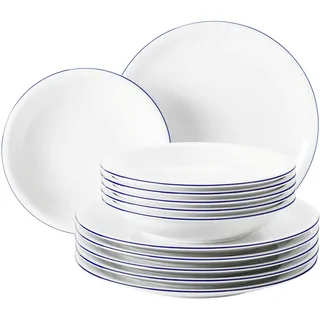 SELTMANN WEIDEN Compact Blaurand Tafelservice 12-tlg.